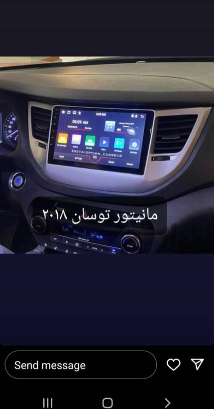 مانیتور11 اینچ اندروید هیوندای توسان2018 مدل T3Lبرند VoX media