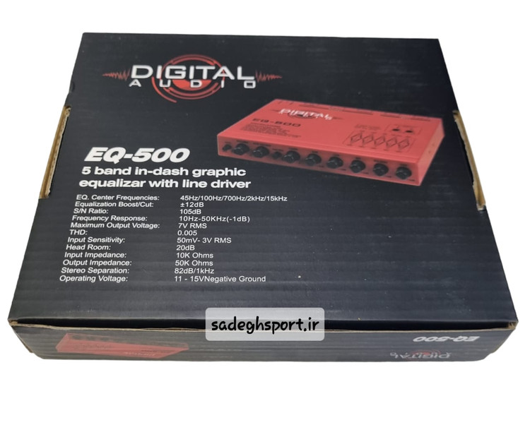 اکولایزر (پروسسور) دیجیتال اودیو مدل EQ-500