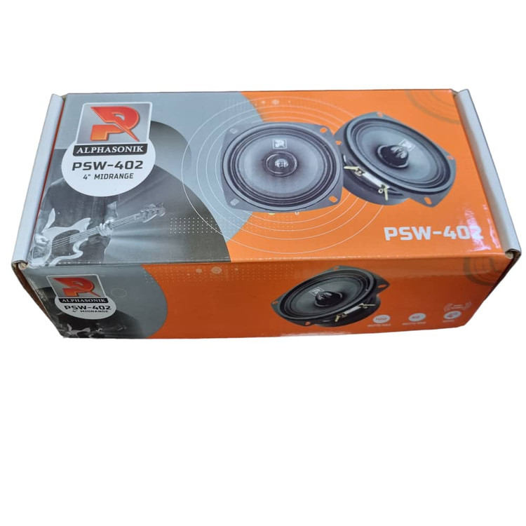 میدرنج 4 اینچ آلفاسونیک مدل PSW-402