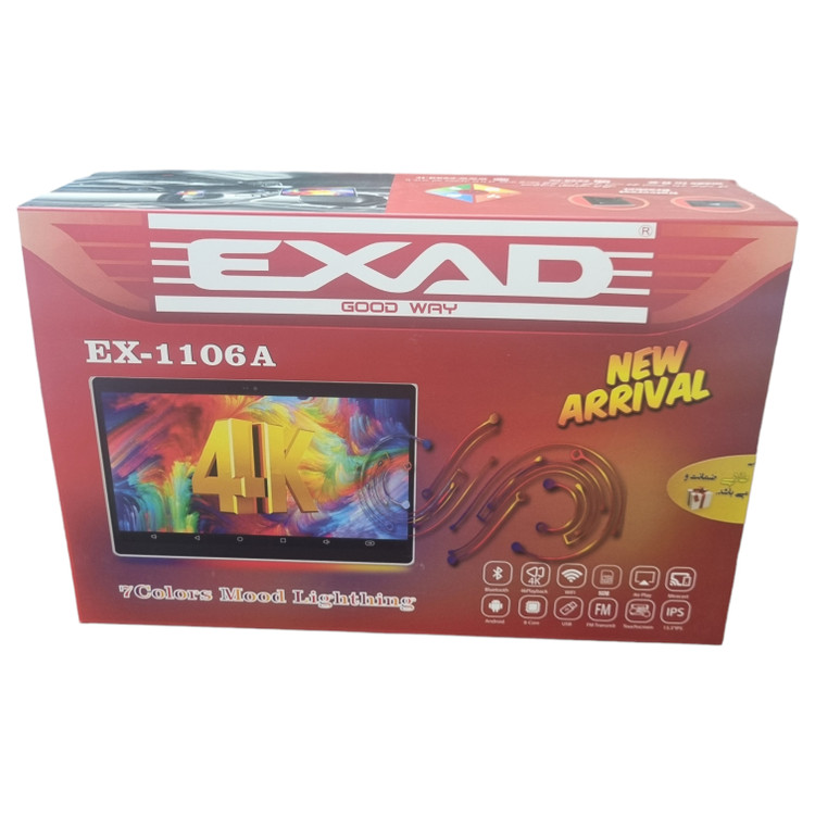 مانیتور پشت صندلی اندرویدی برند اگزد مدل EX-1106A