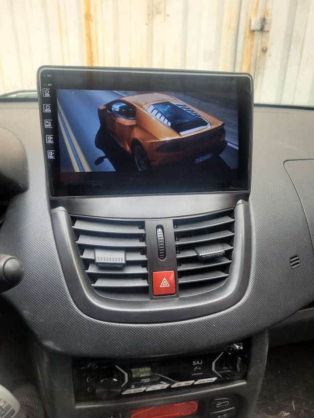 Monitor 11 inch ROM2 Android Peugeot 207 Model T1 Brand Screen Tech